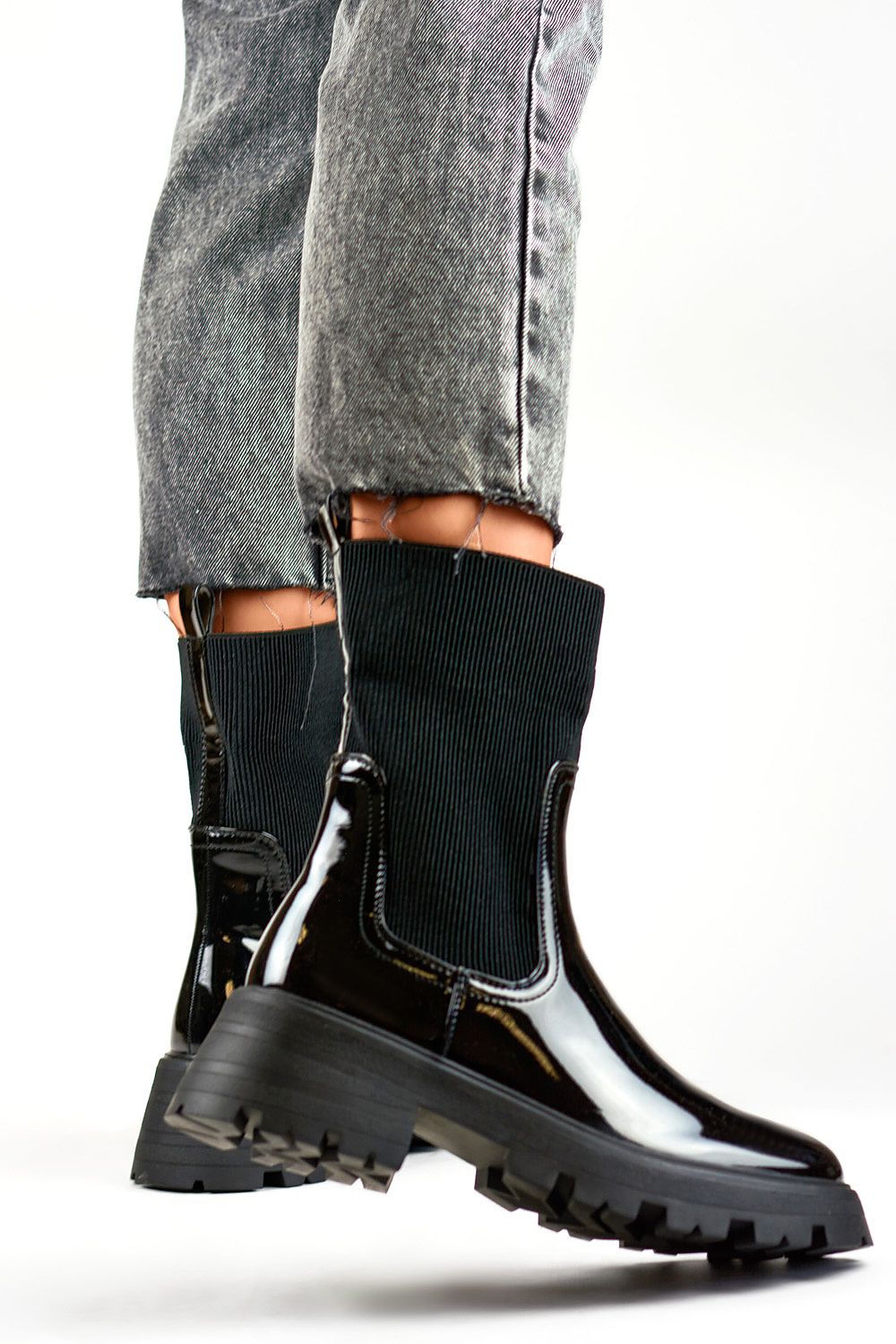 Chelsea Boots High Top Black