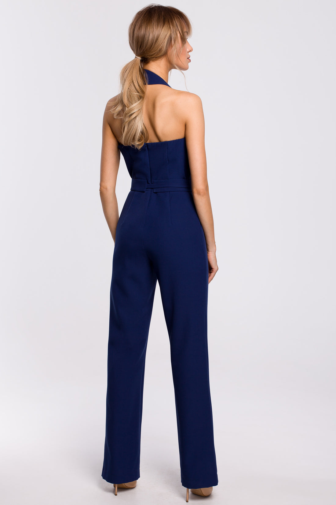 Womens Jumpsuit With Pockets Navy Blue