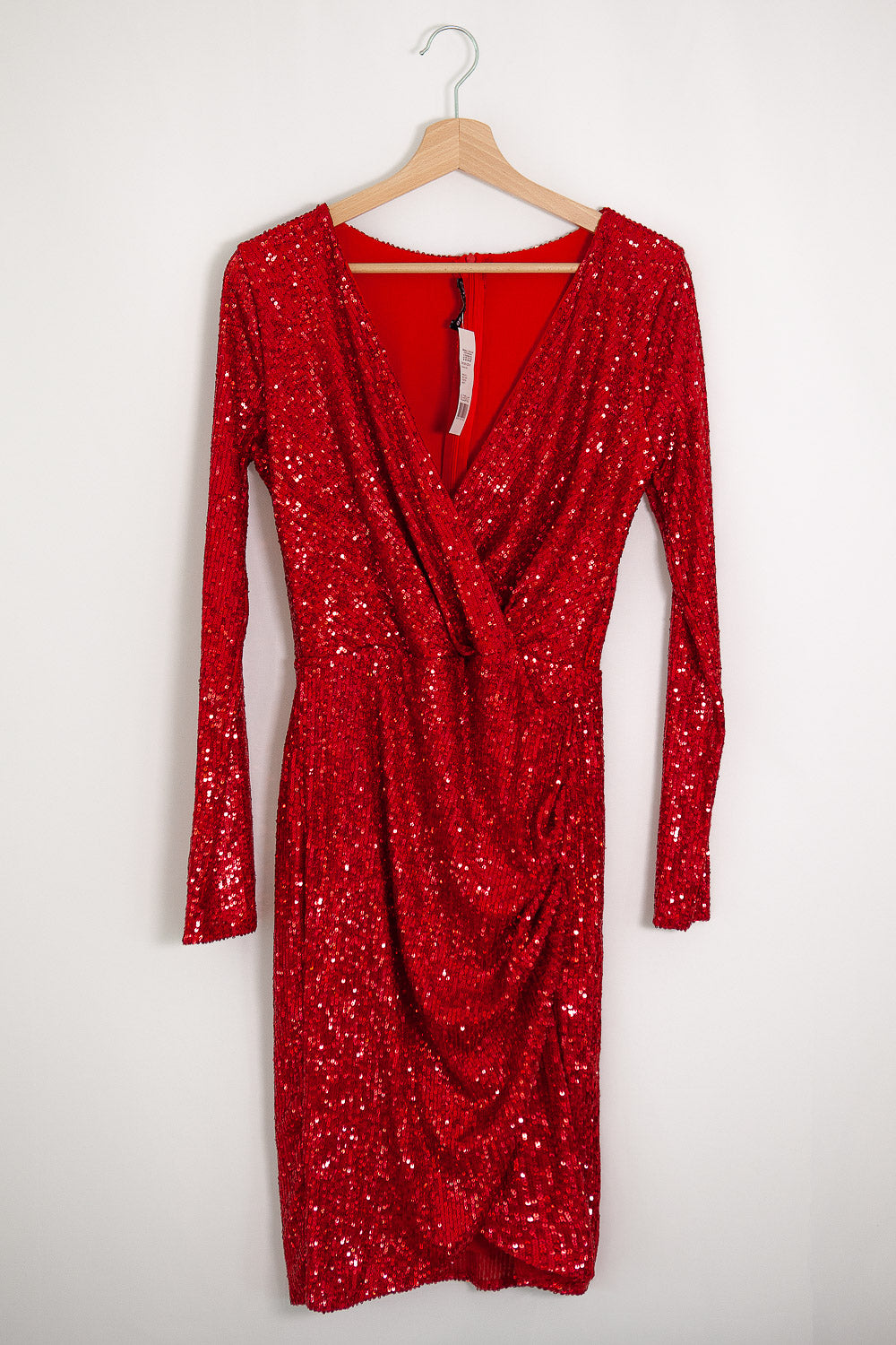 Red Mini Dress Sequin - Valentines Dress