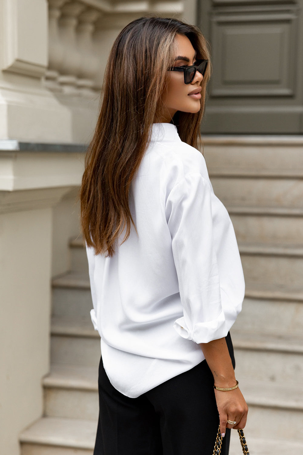 White Shirt Long Sleeve Women