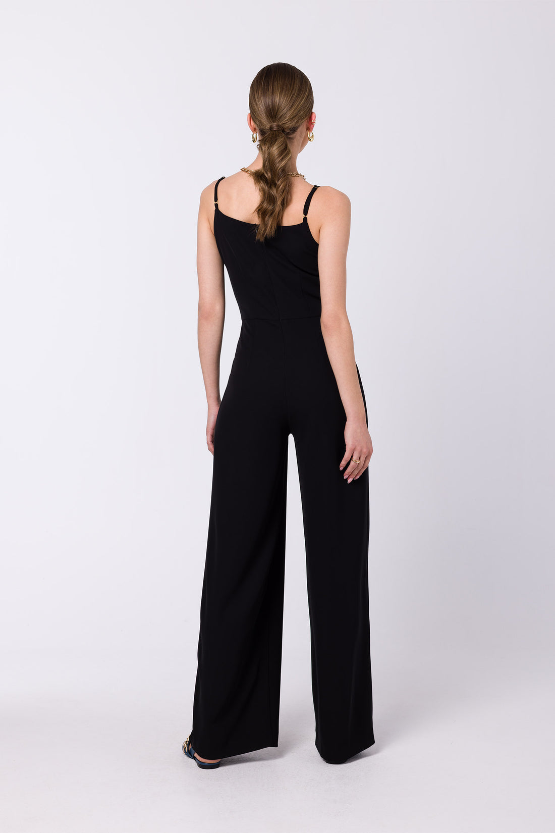 Wide Leg Relaxed Fit Jumpsuit