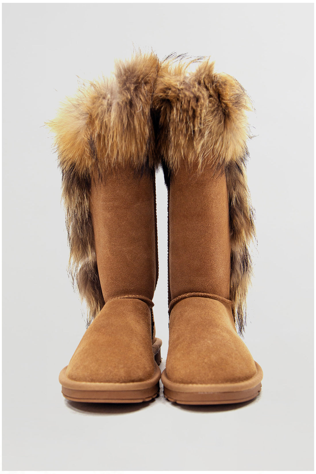 Sheepskin Boots Natural Leather with Fur
