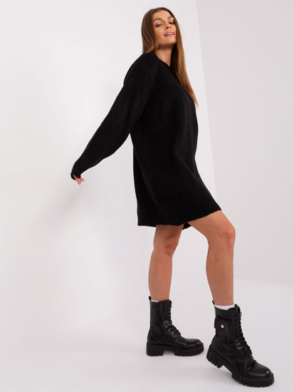 Sweater Dress Mini Black