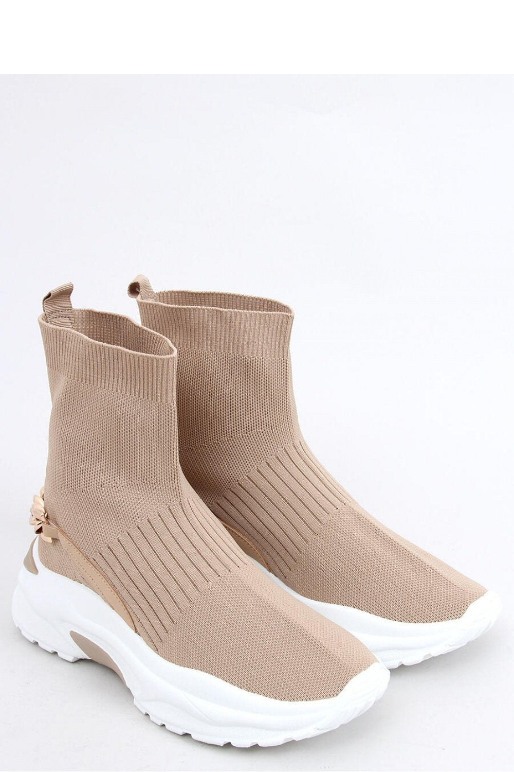 Sock Ankle Sneakers with Chain