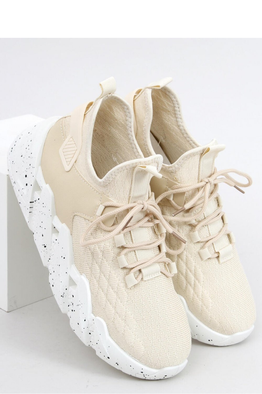 High Sole Trainers with Quilted Detail