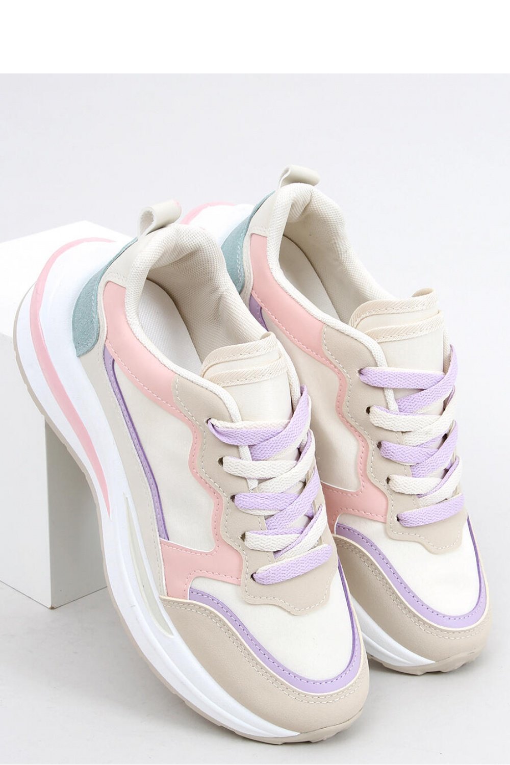 Pastel Colors Lace Sneakers