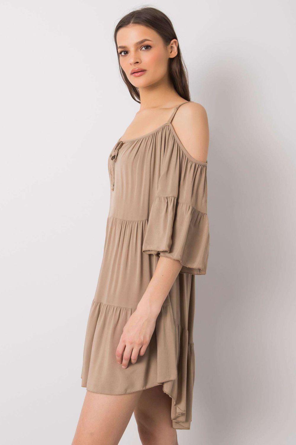 Asymmetrical Off-shoulder Dress