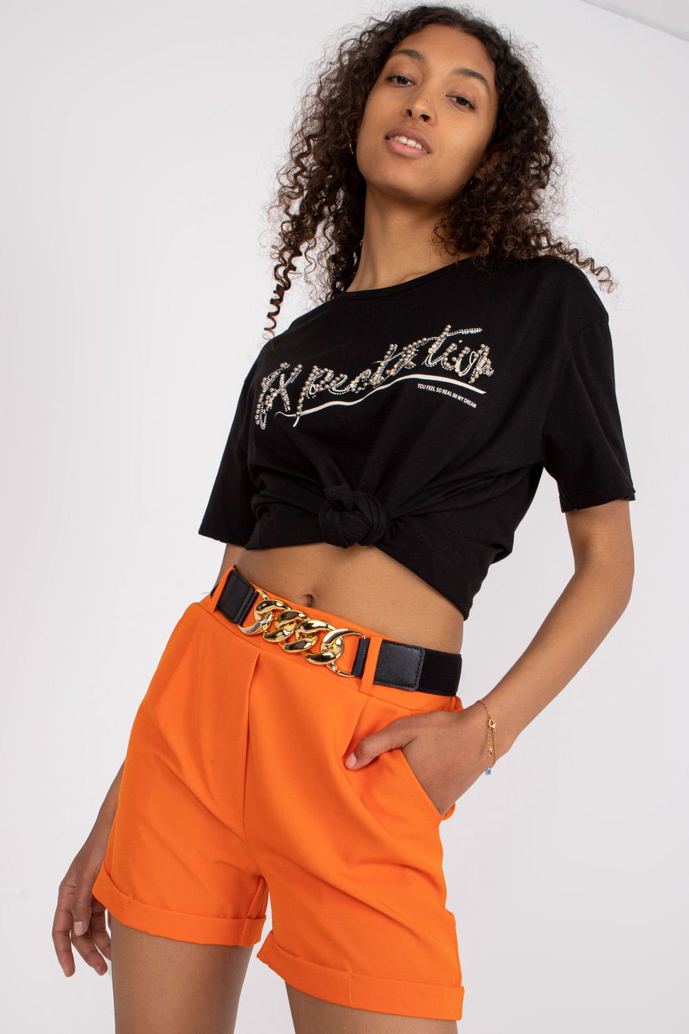 Belt Shorts Orange
