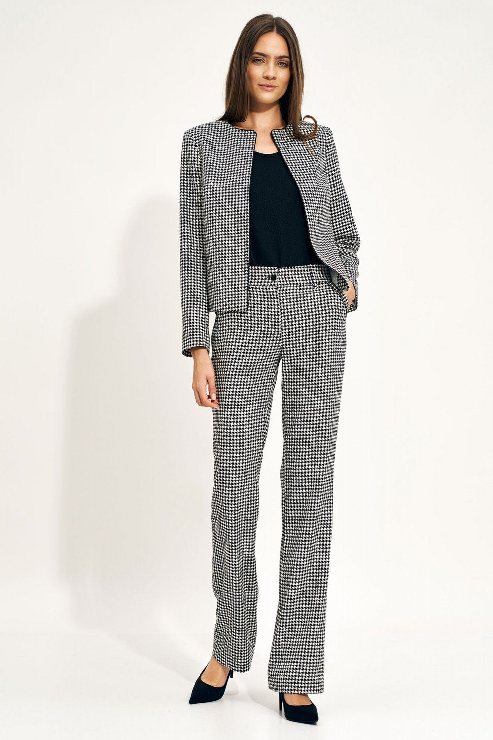 Suit Separate Houndstooth Trousers